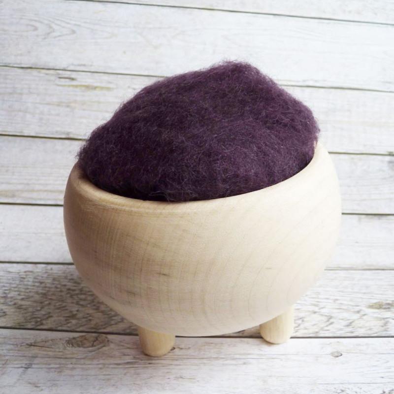 Wollvlies Purpur