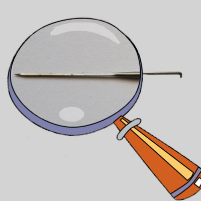 Fellnadel - hellgrün markiert - 40 Gauge