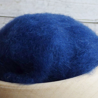 Wollvlies Nachtblau
