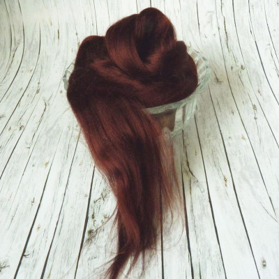 Viskosekammzug Schoko