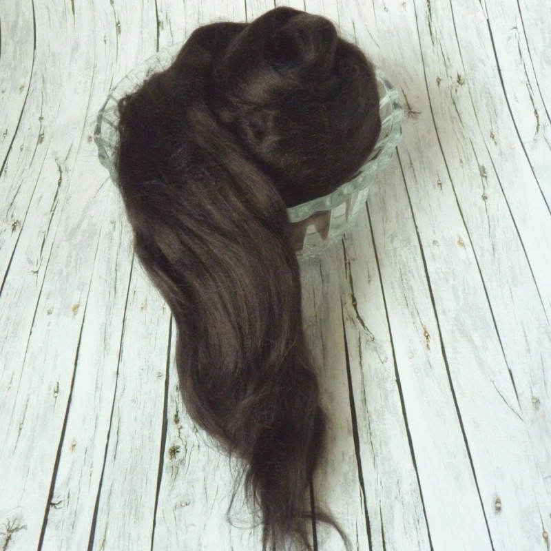 Viskosekammzug Kaffee