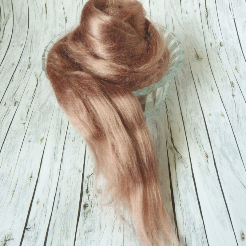 Viskosekammzug Nougat