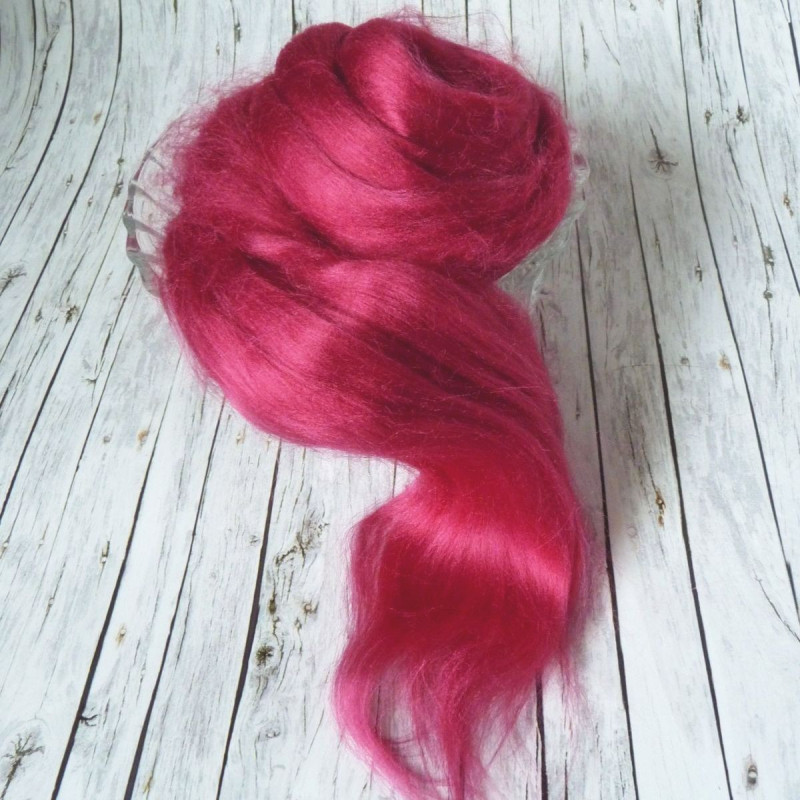 Viskosekammzug Himbeere