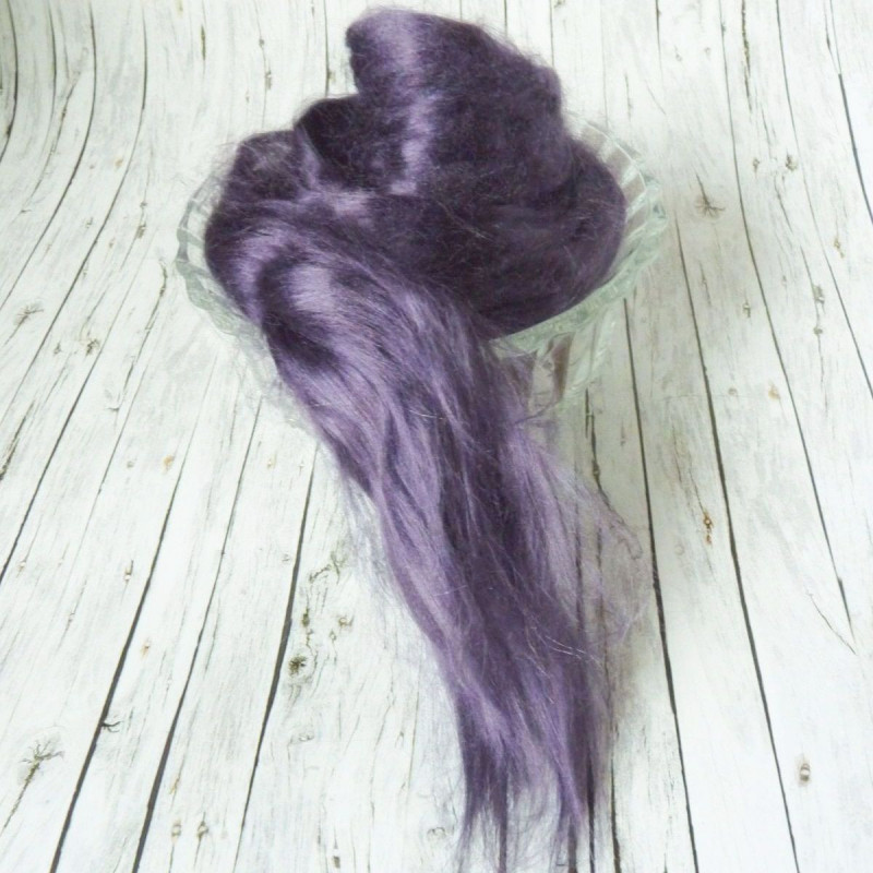 Viskosekammzug Aubergine