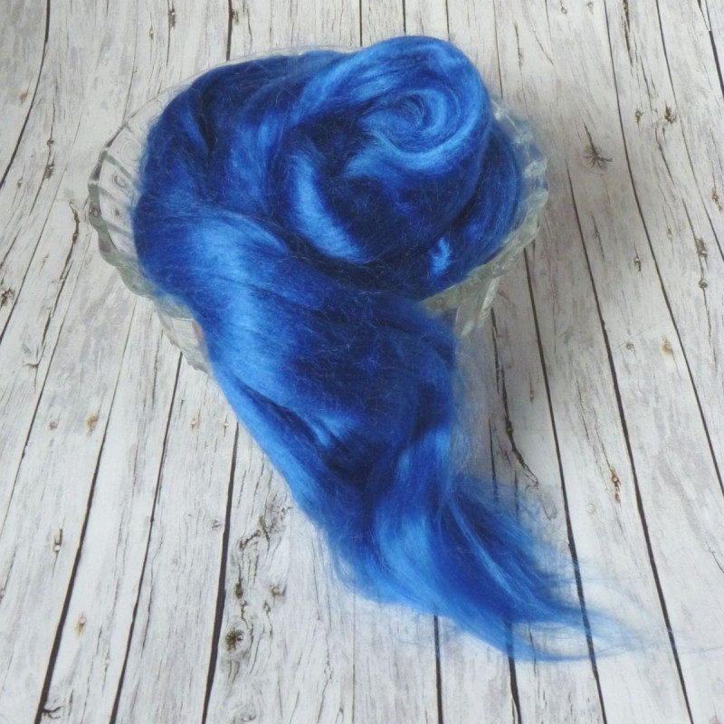 Viskosekammzug Silberblau