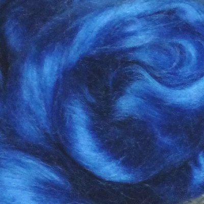 Viskosekammzug Silberblau