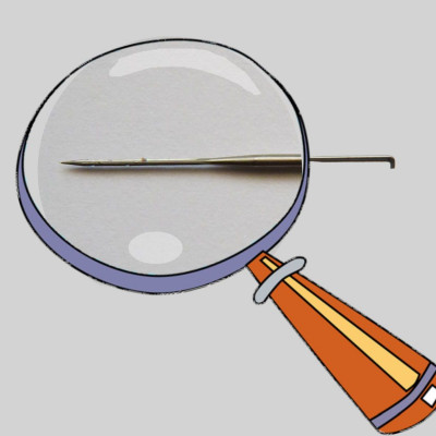 Sternnadel - 40 Gauge - champagner Markierung