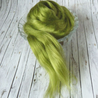 Viskosekammzug Pistazie