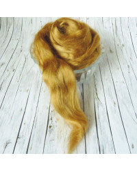 Viskosekammzug Goldbraun