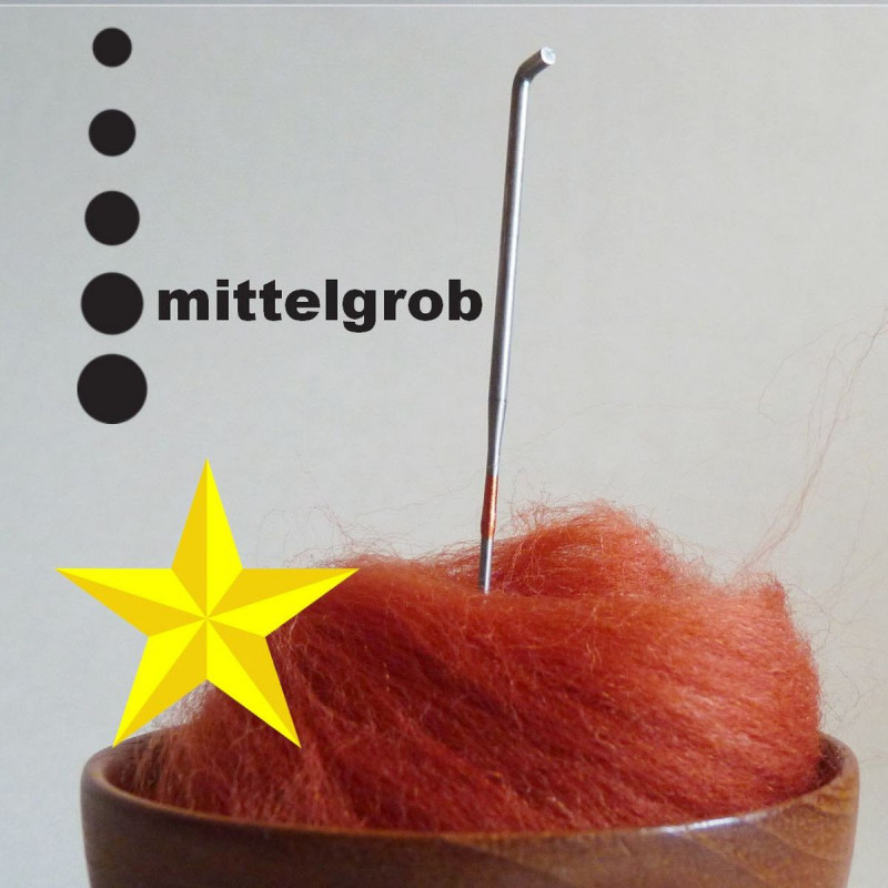 Sternnadel - mittel 36 Gauge - kupferfarben markiert