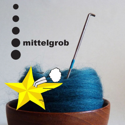 TriStar-Nadel mittel 36 Gauge - petrolfarbene Bandage