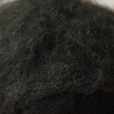 Schwarzbraunes Vlies