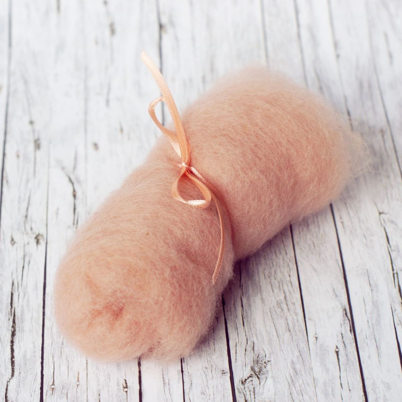 Wollvlies Hautfarben