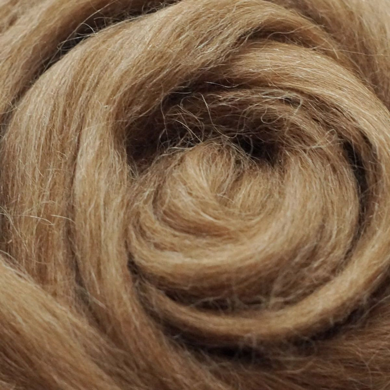 Alpaka Kammzug hellbeige