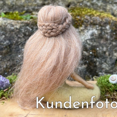 Alpaka Kammzug hellbeige