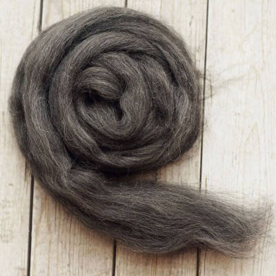 Alpakakammzug dunkelgrau