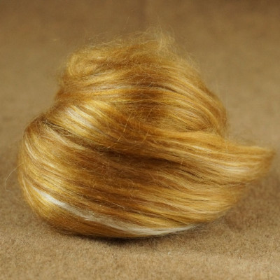 Mischkammzug Goldkaramell