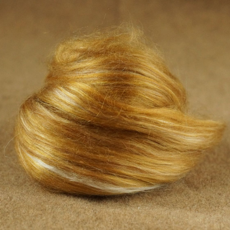 Mischkammzug Goldkaramell