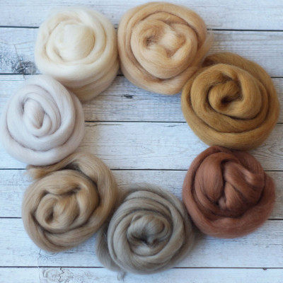 Kammzugset Beigetöne