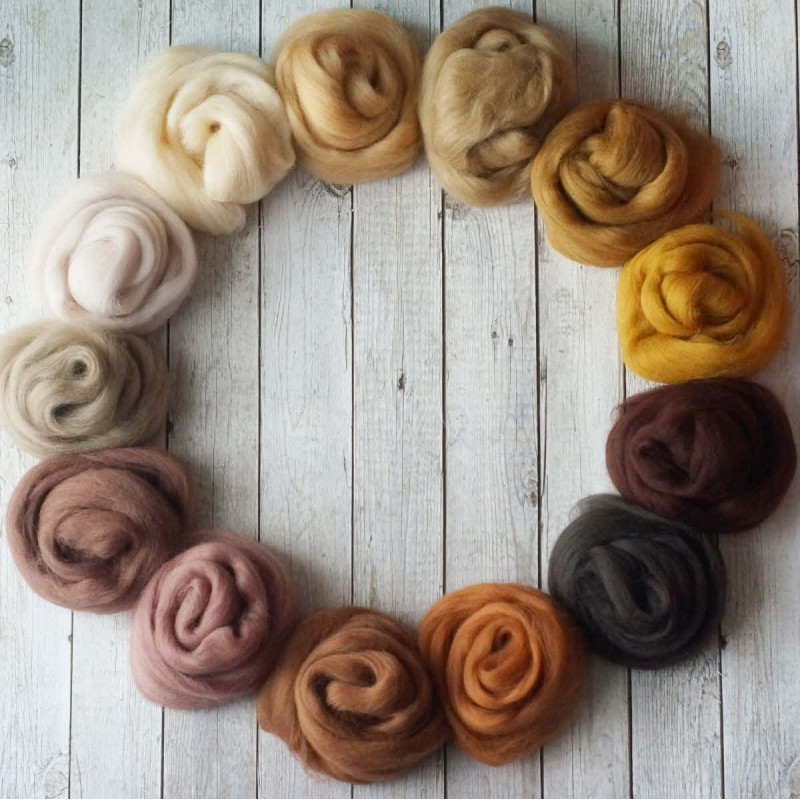 Kammzugset Braun- & Beigetöne