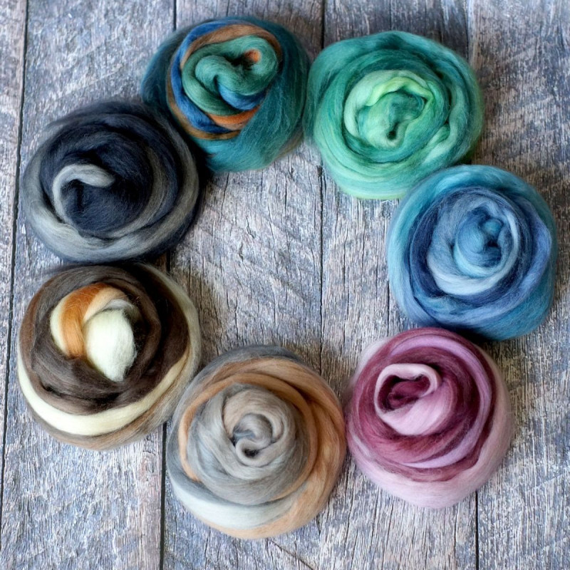 Kammzugset mit Farbverläufen