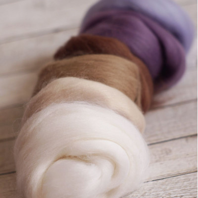 Kammzugset Flieder-Beige