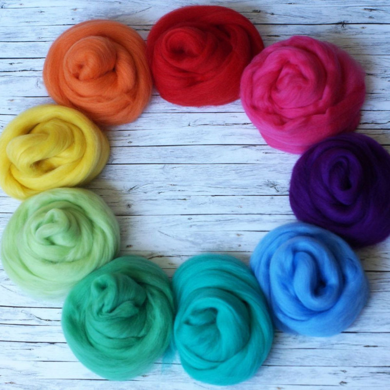 Kammzugset leuchtenderRegenbogen