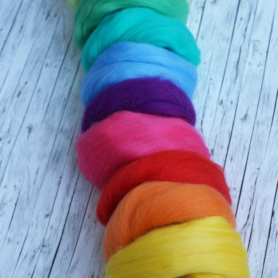 Kammzugset leuchtenderRegenbogen