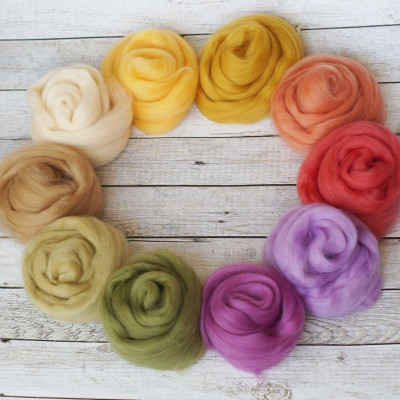 Kammzugset mit 10 Farben