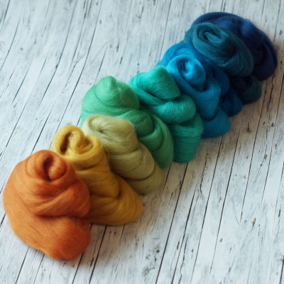 Kammzugset mit 9 Farben