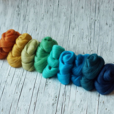 Kammzugset mit 9 Farben