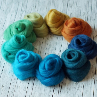 Kammzugset mit 9 Farben