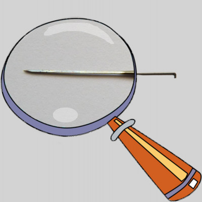 Kranznadel fein - 40 Gauge - fein - orange Markierung