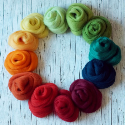 Kammzugset mit 12 bunten Farben