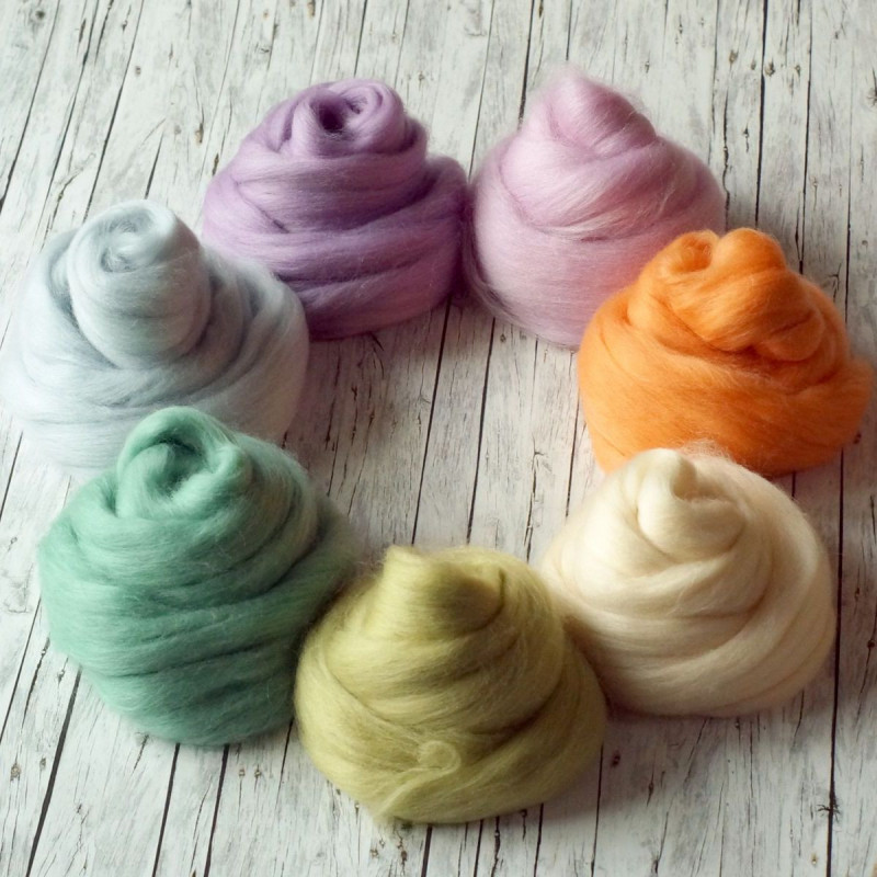 Kammzugset mit 7 Farbtönen