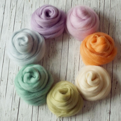 Kammzugset mit 7 Farbtönen