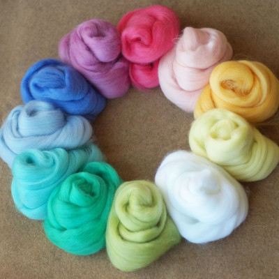 Kammzugset 11 frischen Farben