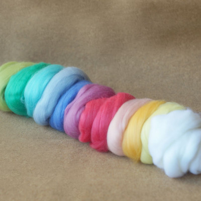 Kammzugset 11 frischen Farben