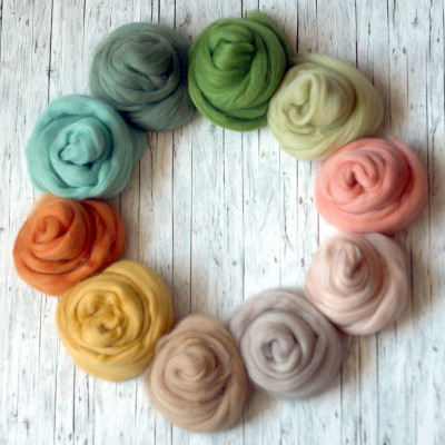 Kammzugset  mit 10 Farbtönen