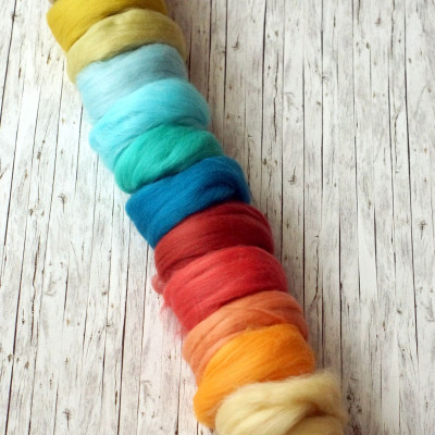 Kammzugset  mit 12 Farbtönen