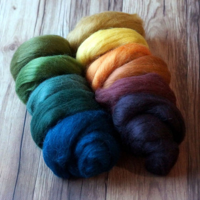 Kammzugset  mit 11 edlen Farbtönen