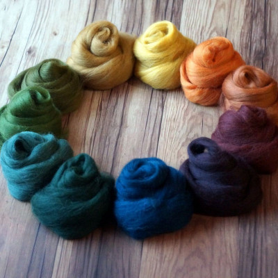 Kammzugset  mit 11 edlen Farbtönen