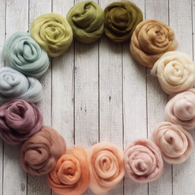 Kammzugset  mit 14 Farbtönen