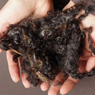 Wensleydale Locken Naturbraun