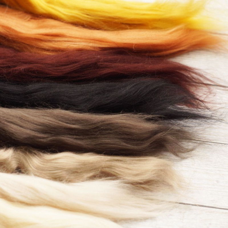 Viskose Kammzug-Set Feenhaar