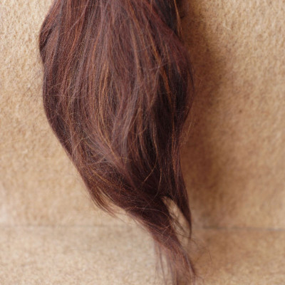 Viskosekammzug Feenhaarmelange Dunkelbraun