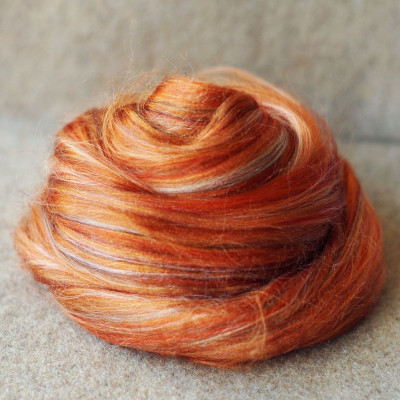 Feenhaarmelange Orangerot