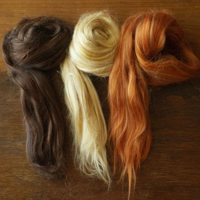 Feenhaar-Set mit drei melierten Farbtönen