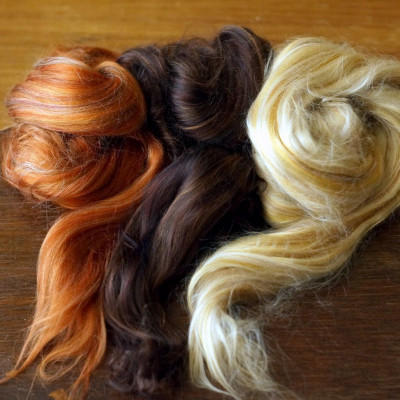 Feenhaar-Set mit drei melierten Farbtönen