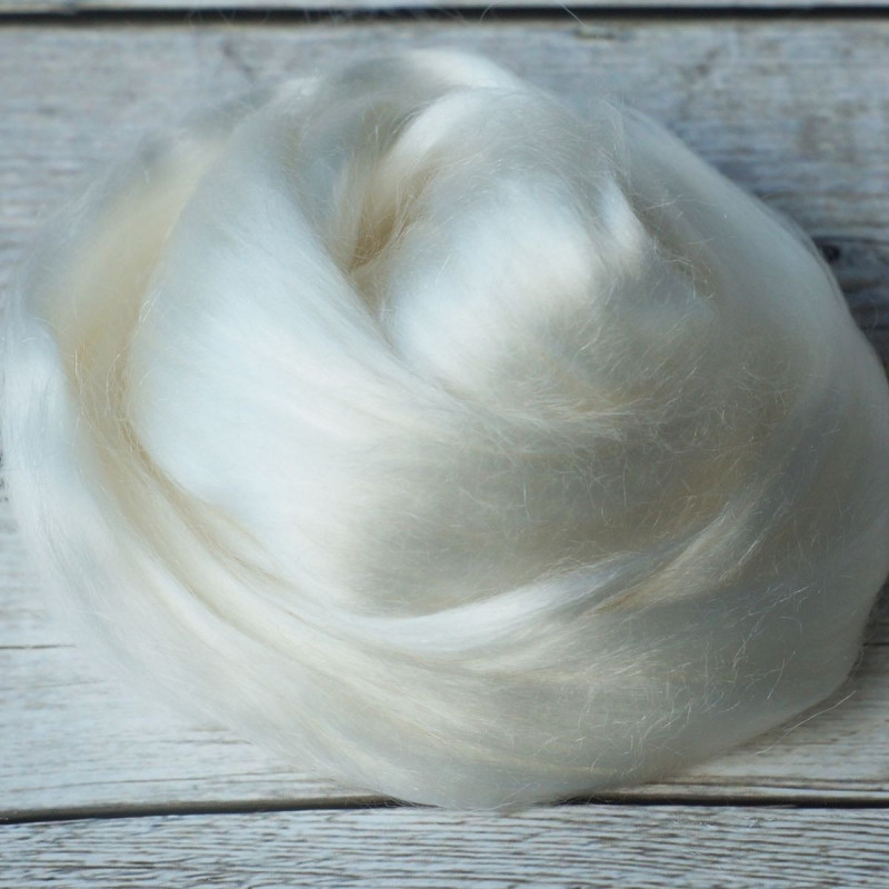 Lyocellkammzug Perlweiß